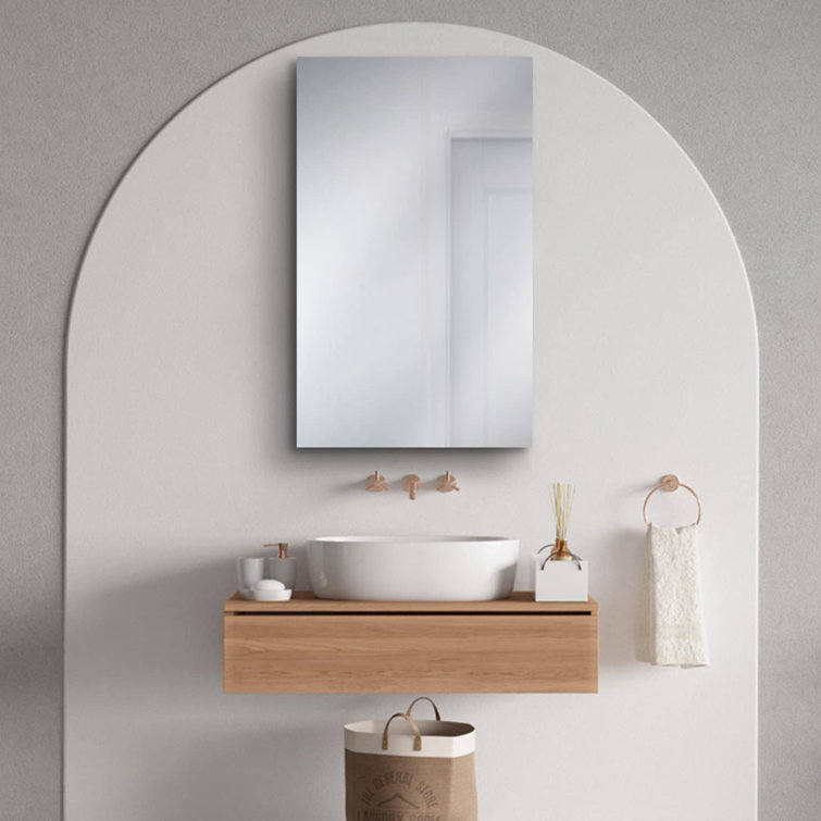 Latitude Run® Bathroom Wall With Half Cut Shelves,14.8 X 25.6
